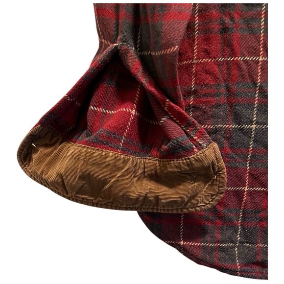 Alaska 1959 Wilderness Gear Mens Red Plaid Flannel Size Medium Long Sleeves - Picture 6 of 12